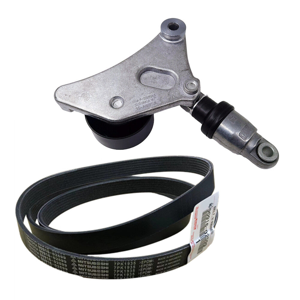 for Toyota for Camry Rav4 Highlander 2.4 2002-2006 INA Belt Tensioner  Belt Kit