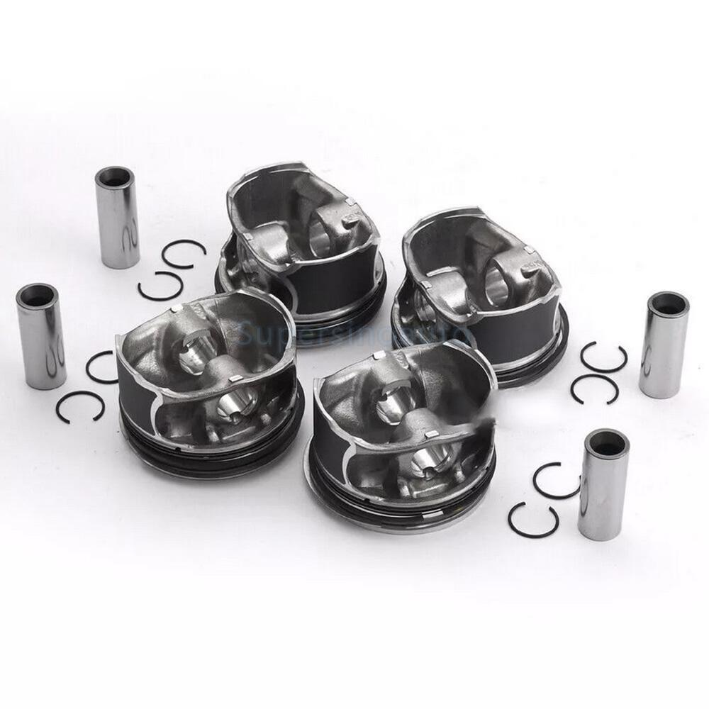 4x Piston + Rings KS STD Fit for Mercedes-Benz W176 A250 CLA250 GLA250 2.0T M270.920