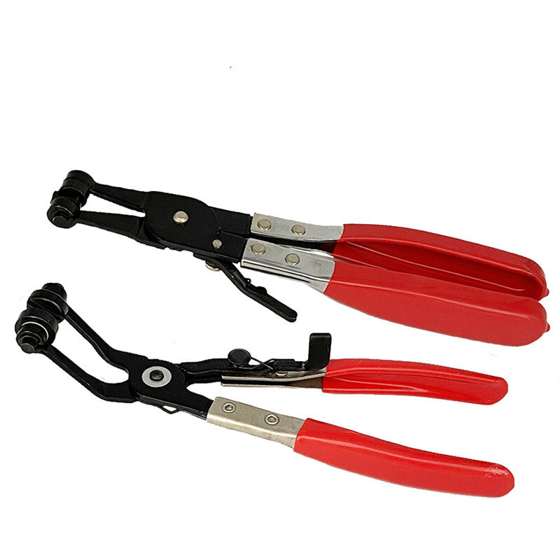 2Pc Car Hose Clamp Pliers Water Pipe Removal Fuel Coolant Clip Hand Tool Kit