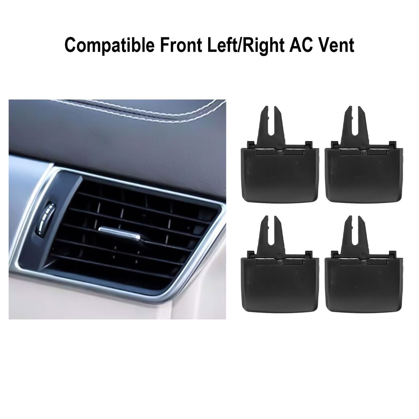 4PCS A/C Air Conditioning Vent Outlet Tab Clip for Mercedes for Benz W166,X166