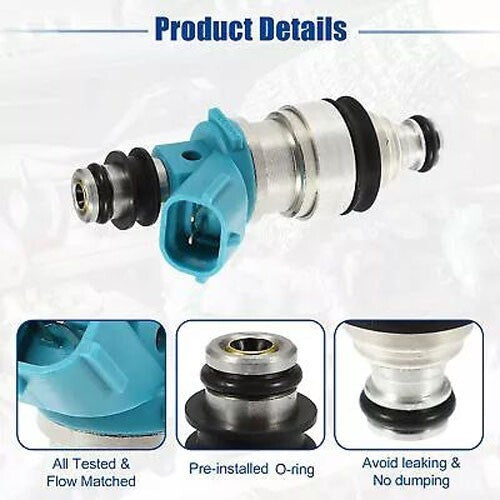 23209-20010 6 Pcs Fuel Injector Nozzle Replace for Toyota for Camry 3.0L 1994-2001