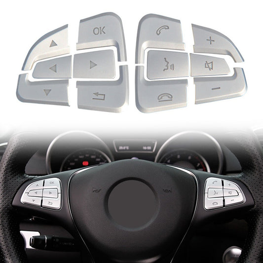 Steering Wheel Button Cover Trim Fit for GLE GLS A B GLA Class Button Cover