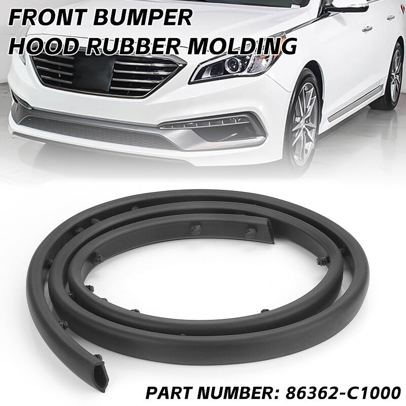 Front Grille Upper Rubber Molding Fit for Hyundai Sonata 2015-2017 86362C2000