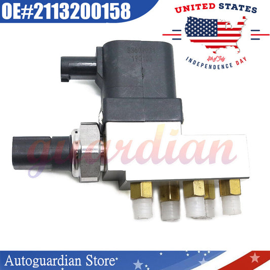 Air Suspension Compressor Control Valve Block 2113200158 for Mercedes W211 E320