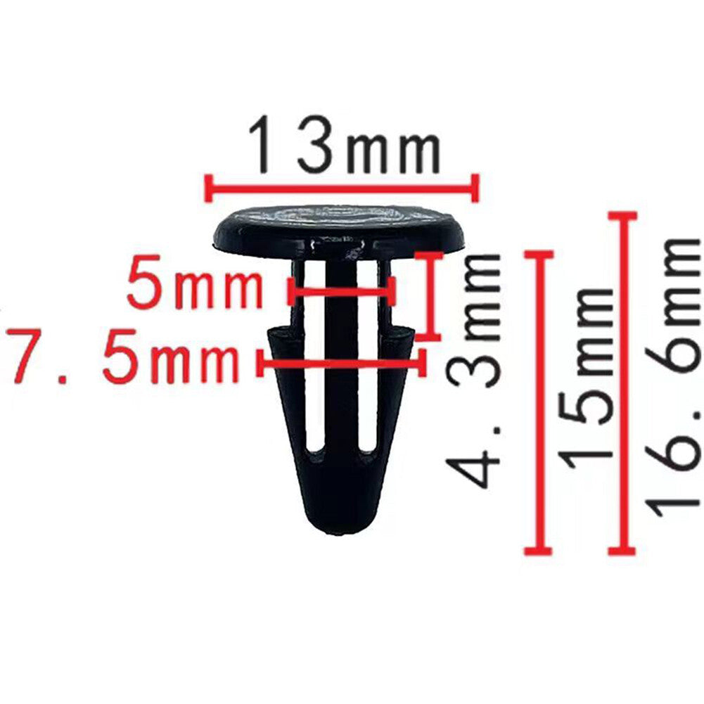10 Car Hood Weatherstrip Windshield Panel Trim Clips for Honda