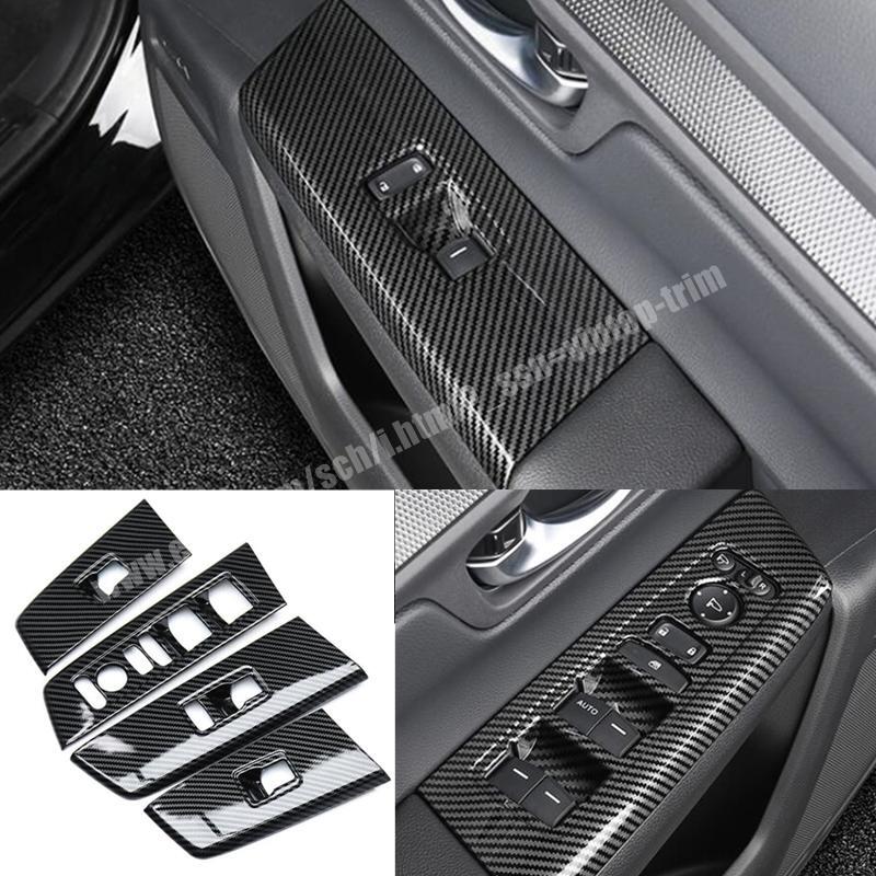 for Honda CR-V 2023-2024 Window Lift Switch Button Panel Trim4 Carbon Fiber ABS