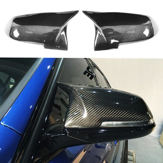 Real Carbon Fiber Car Side Mirror Cover Caps for BMW 4 Series 14-18 F32 F33 F36