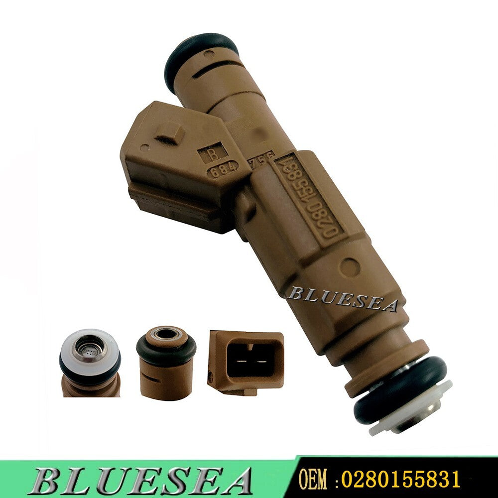 6PCS 0280155831 NEW Fuel Injectors For 1998-2009 for Volvo C70 V70 XC70 XC90 S60 S80
