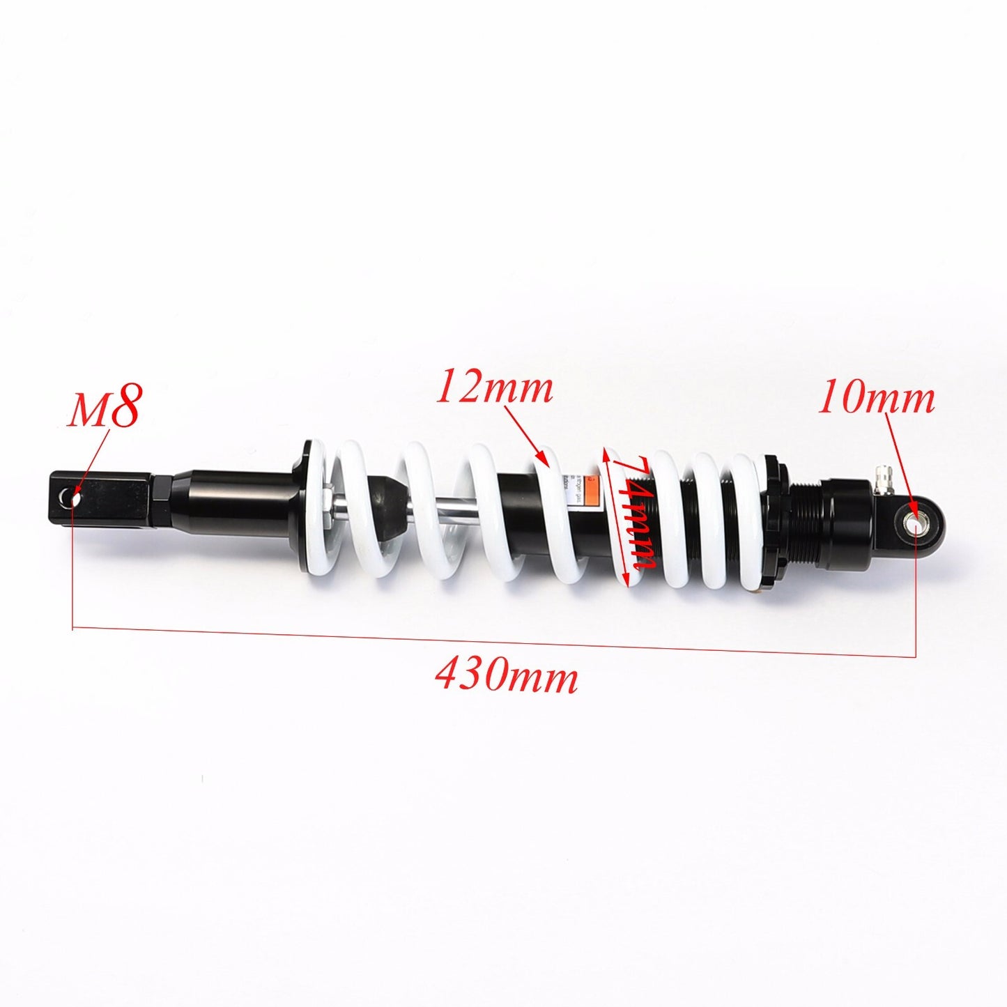 430mm 17-inch rear shock absorber for Pit Dirt bicycles and all-terrain vehicles, Apollo Taodao SSR
