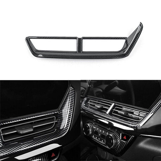 Carbon Fiber Center Air Outlet Vent Cover Trim for Chevrolet Trax 2023 2024 2025
