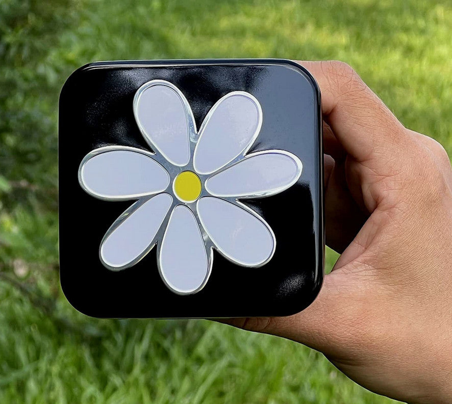 Car mount plug cap trailer tow receiver 1.25 inch black flower  for ford