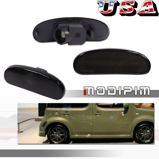 Smoked rear fender side marker light lens for 2009-2014 for NISSAN CUBE 26190-1FC0A