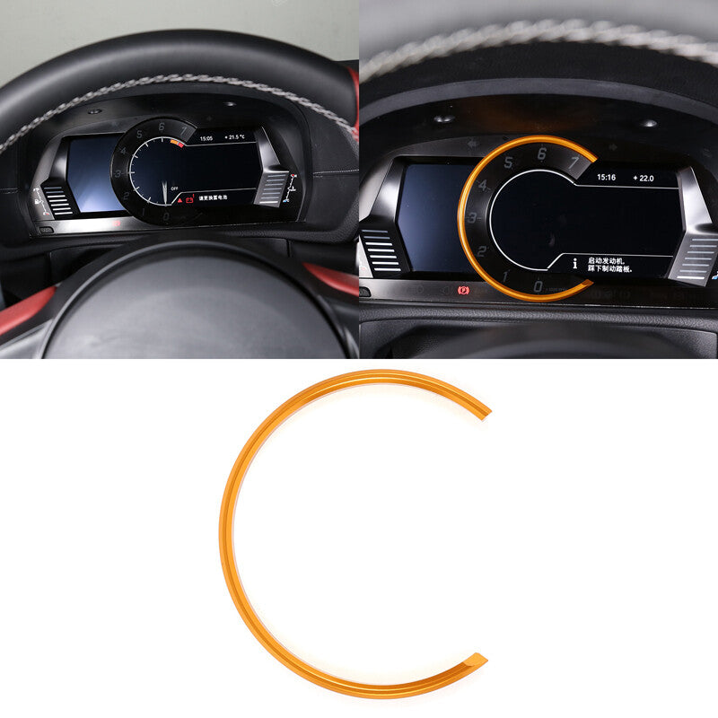 ABS carbon fiber center console vent trim cover for BMW X3 2018 - 2020