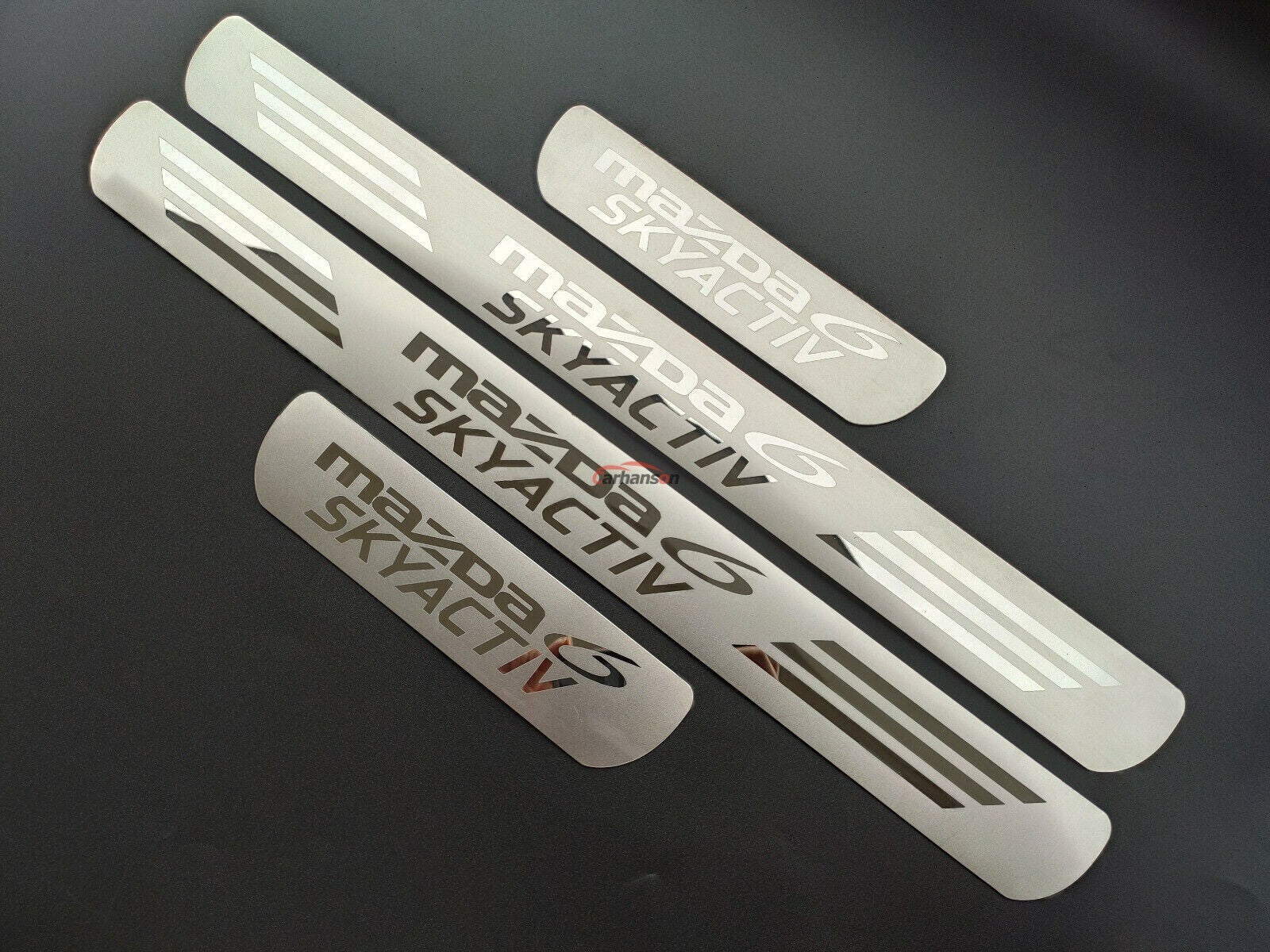 for Mazda 6 Accessories Car Door Sill Scuff Protector Panel Scuff Guard Cover 21