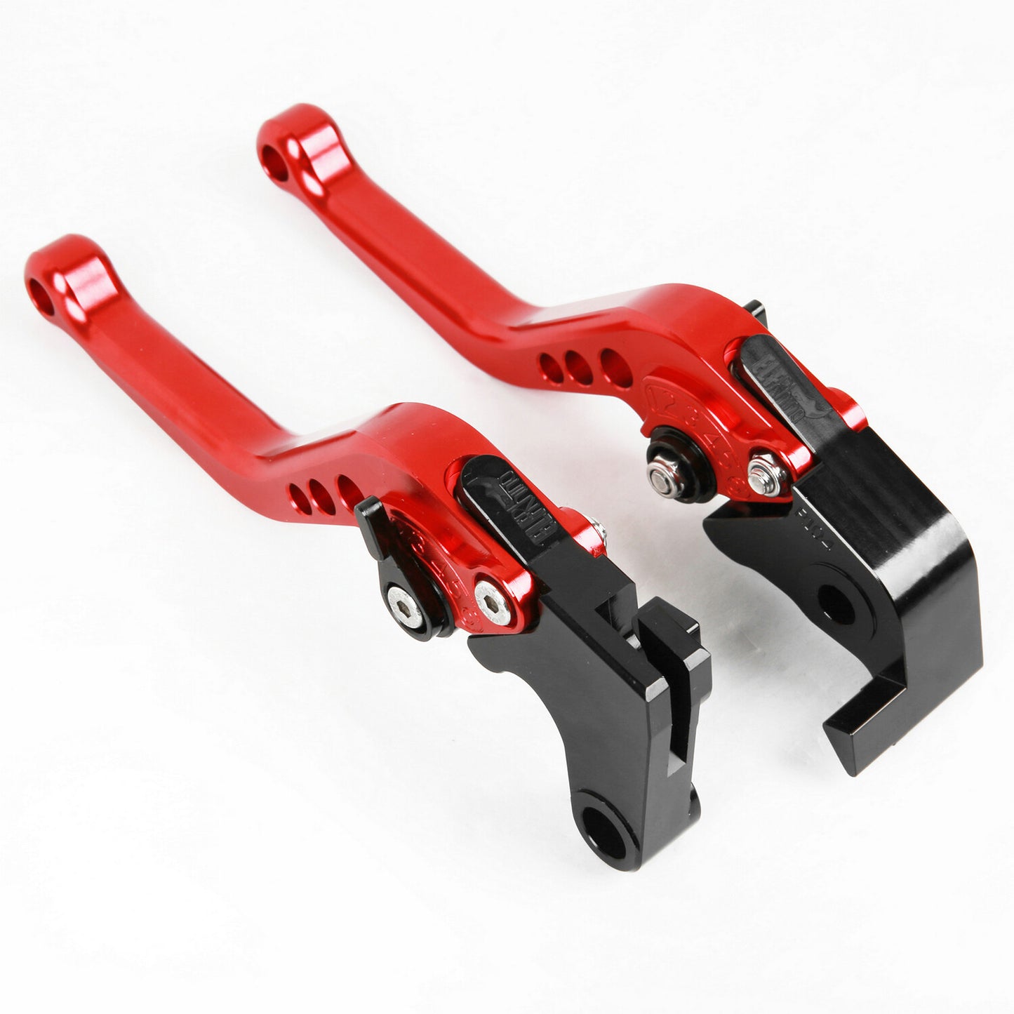 for Suzuki GSXR600 1992-1993 / GSX650F 1998 Short Clutch Brake Levers CNC Red US