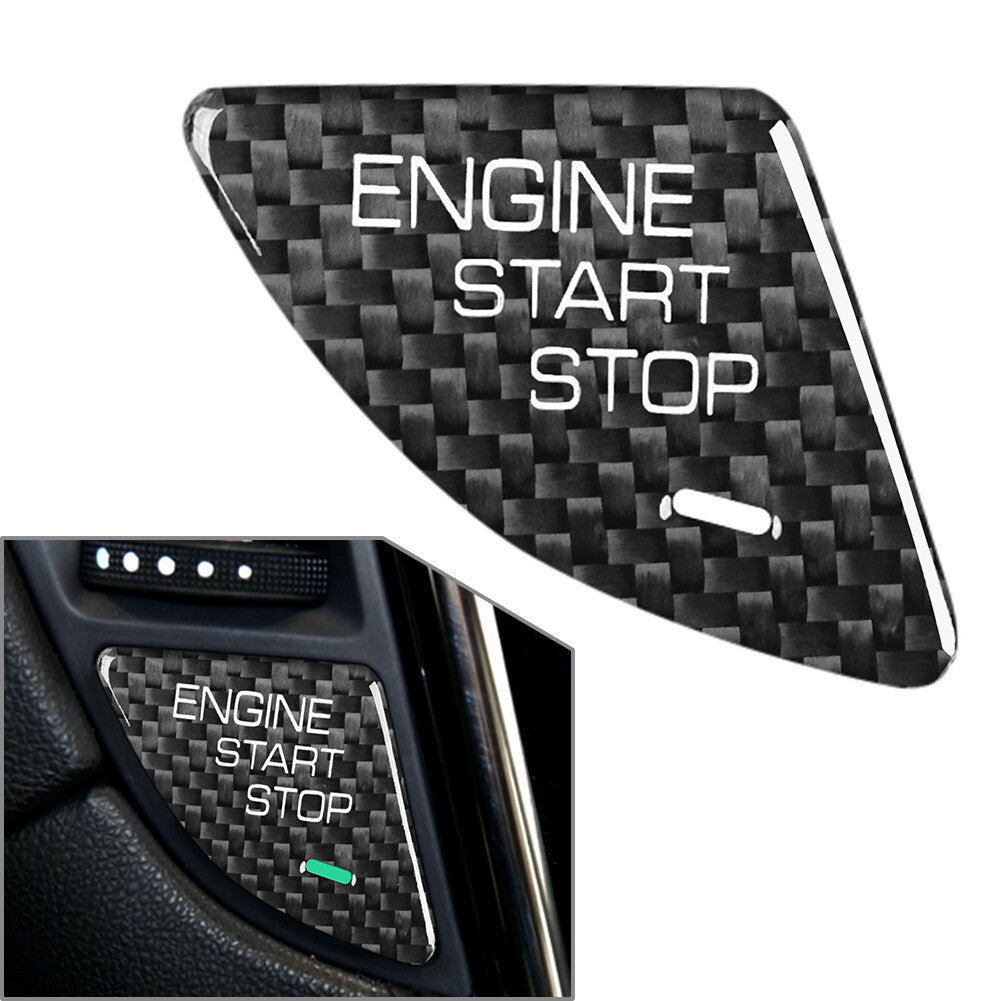 Motor Start Stop Knopf Trim Fur for Cadillac ATS 2013-2019 ATS-L 2014-2019 Schwarz