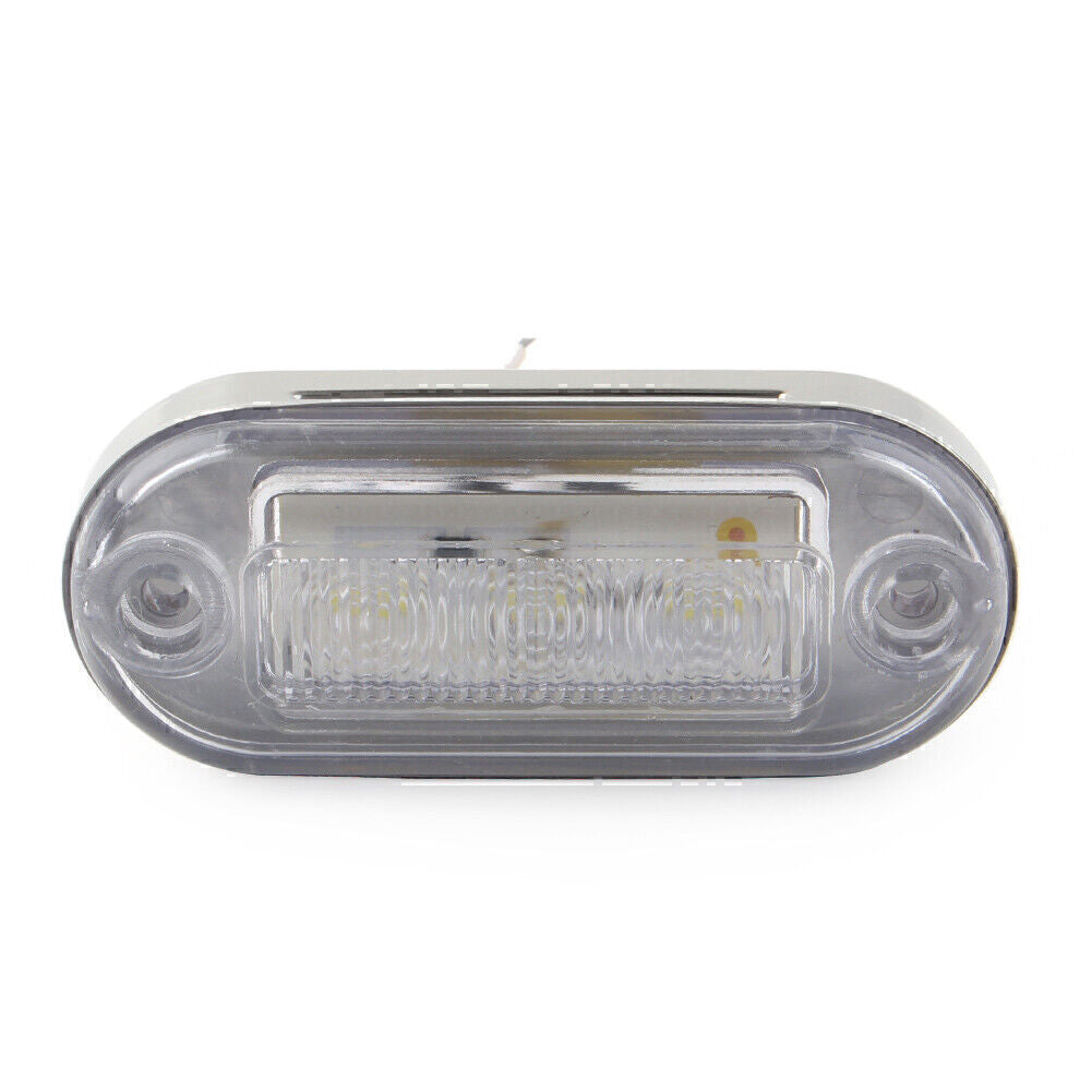 3528 SMD 12V Red LED Signal Light Lamp For Truck Trailer RV Boat