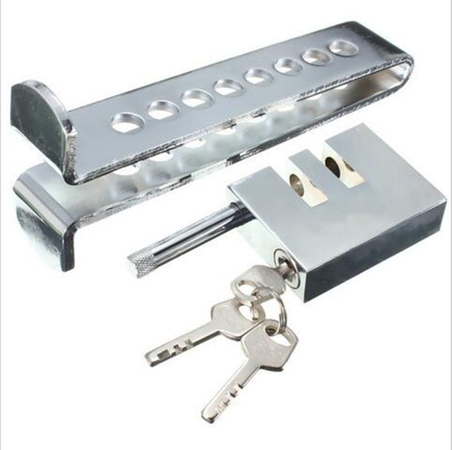 Car Anti-Theft Device StainlessSteel Clutch Lock Brake Strong Security Lock Tool