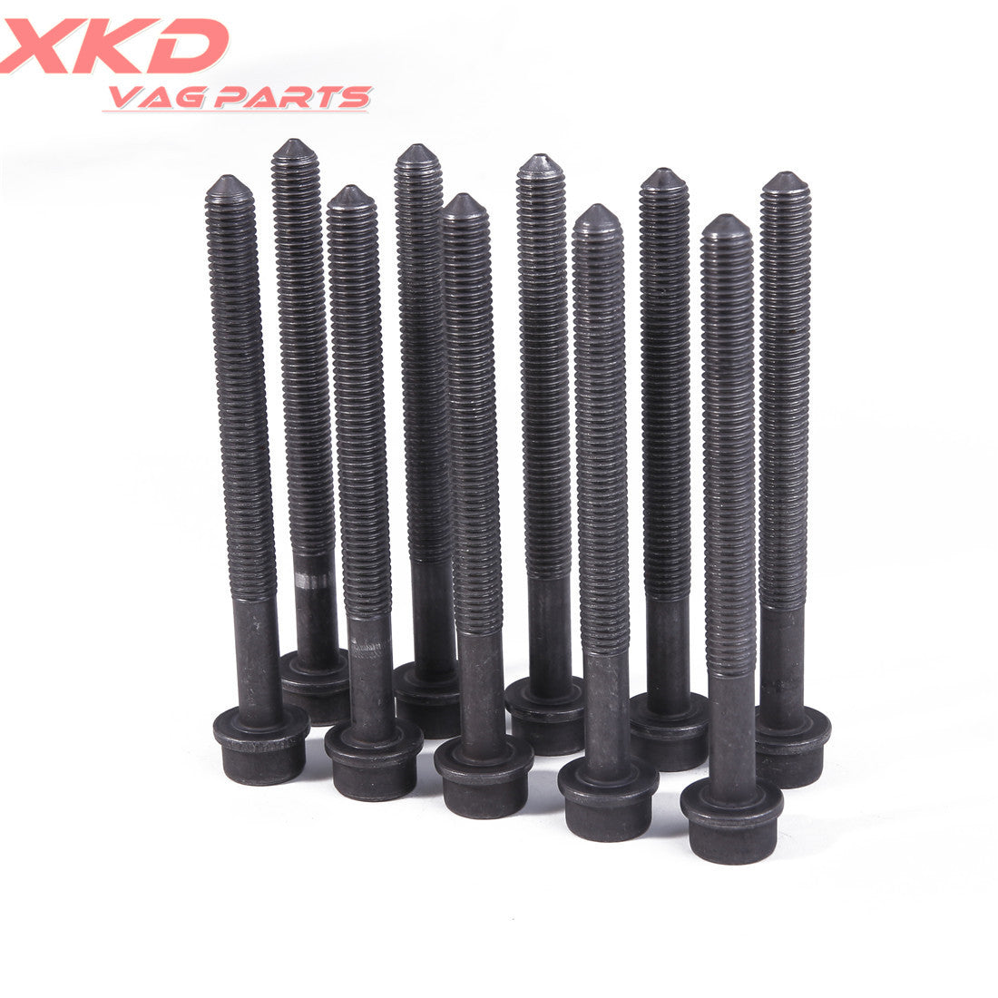 10 2.0T 1.8T cylinder head bolts are suitable for Volkswagen CC, for Golf , for Jetta , for Passat , for Tiguan , and for Audi A4.
