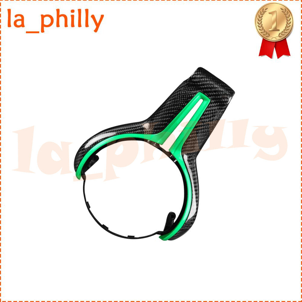 Steering Wheel Trim Replace Carbon Fiber Green fits for BMW M2 F87 M3 F80 M4 F82 F12