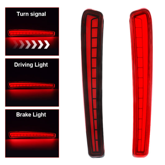 For 2020-2023 for Toyota for Corolla Rear Bumper Fog light LED Tail Brake Signal Lights