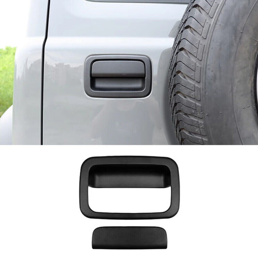 Black Tailgate Door Handle Decorative Cover for Suzuki for Jimny 2Door 4Door 2019+