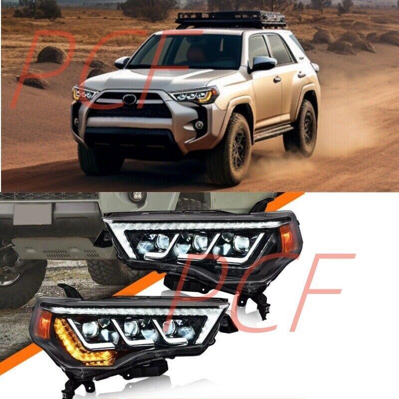 SUIT for Toyota for 4Runner 2014-2021 DRL Turn Signal Assembly LED Headlights cover