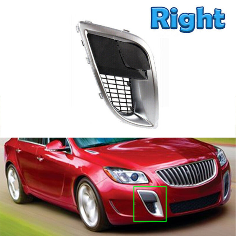for Buick Regal GS 2012-2017 Right Front Bumper Fog Light Lamp Frame Lid Bezel