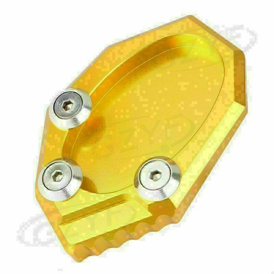 for Kawasaki 650 KLX250 2010-14 Kickstand Side Stand Foot Plate Pad Gold