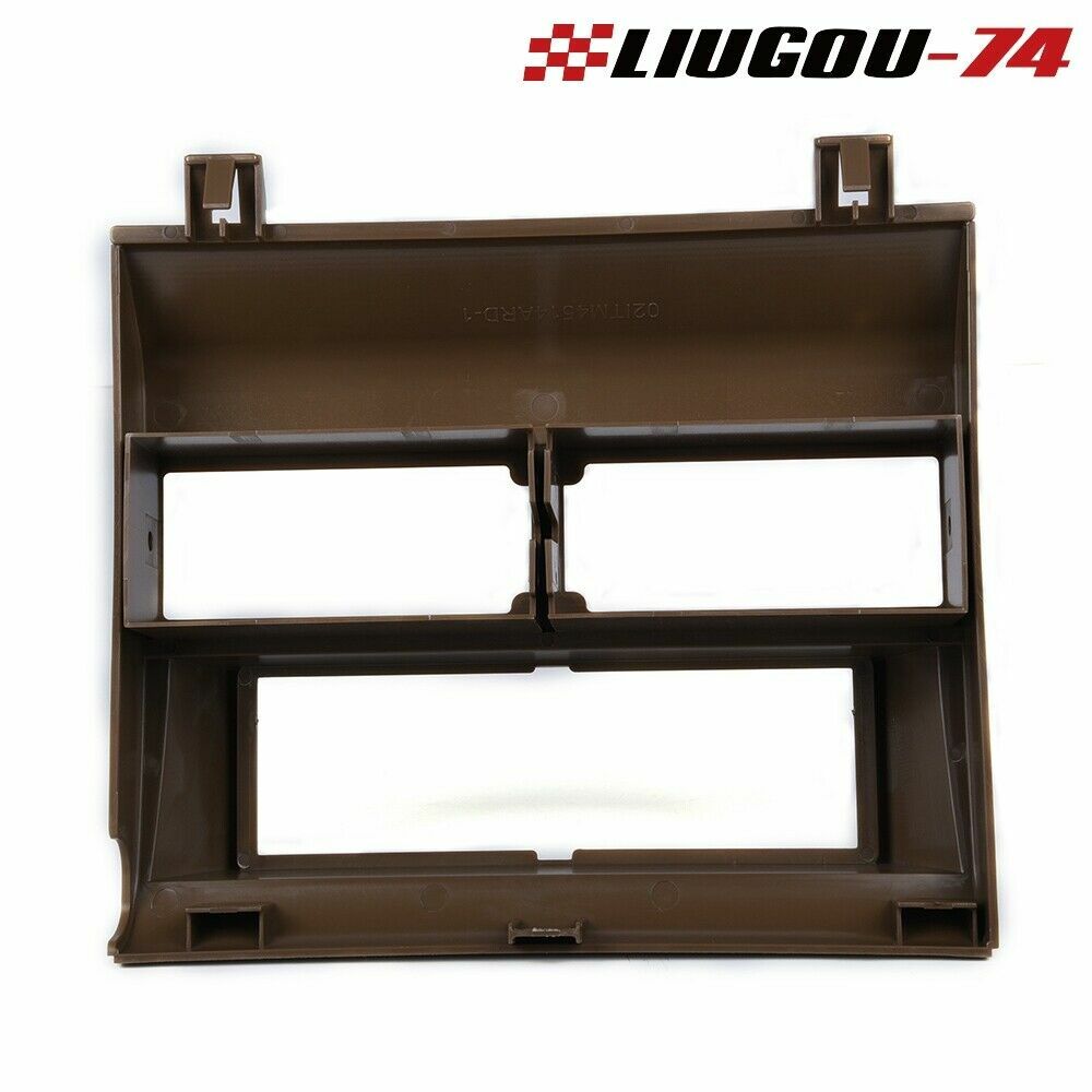 Radio Single Din Dash Kit Pocket Border Brown Fits 1988-1994 for Chevrolet for GMC Truck U