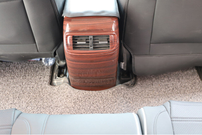 Rear Air Outlet Anti-Kick Panel Trim for Honda CR-V CRV 2017-2022 Red Wood Grain