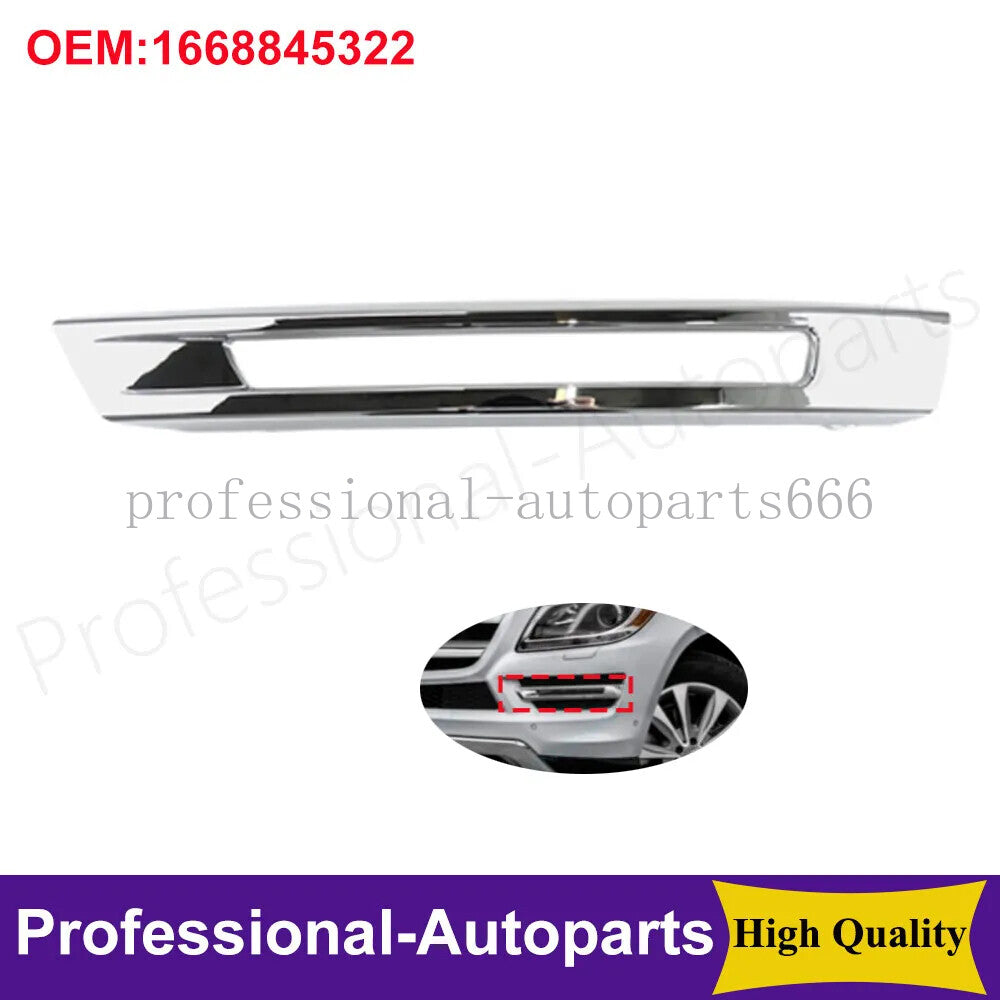 1-piece set of new front left fog light cover trim for Mercedes-Benz X166 GL350 GL450