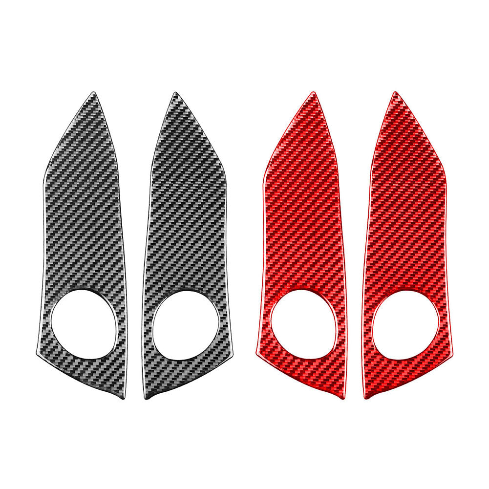 Carbon Fiber Car Emergency Warning Light Switch Cover Trim for Toyota RAV4 06-12