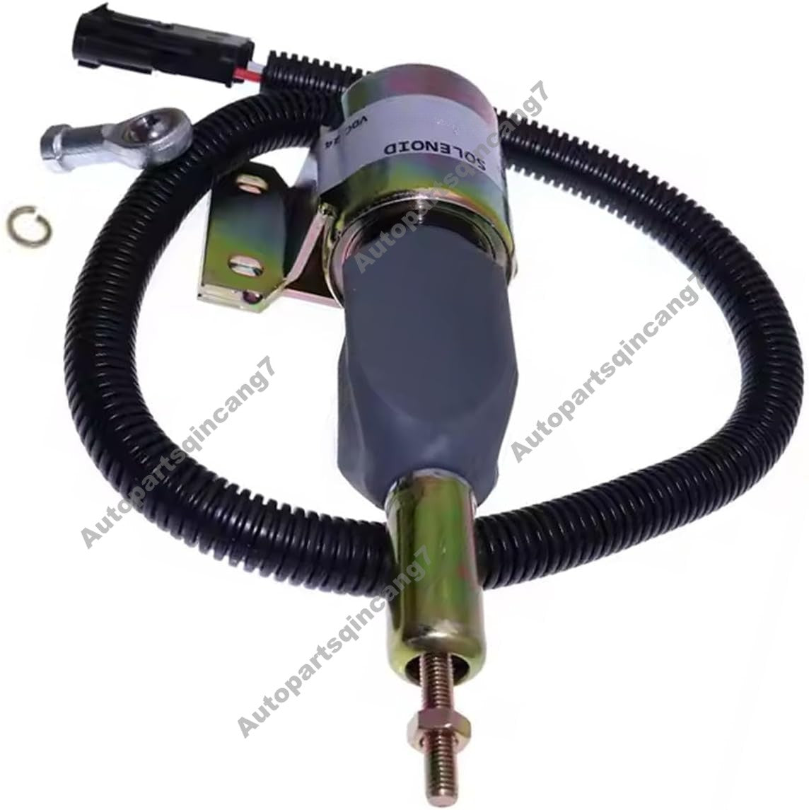 24V Fuel Shut Off Solenoid 6742-81-9110 for Komatsu Wheel Loader WA380-3