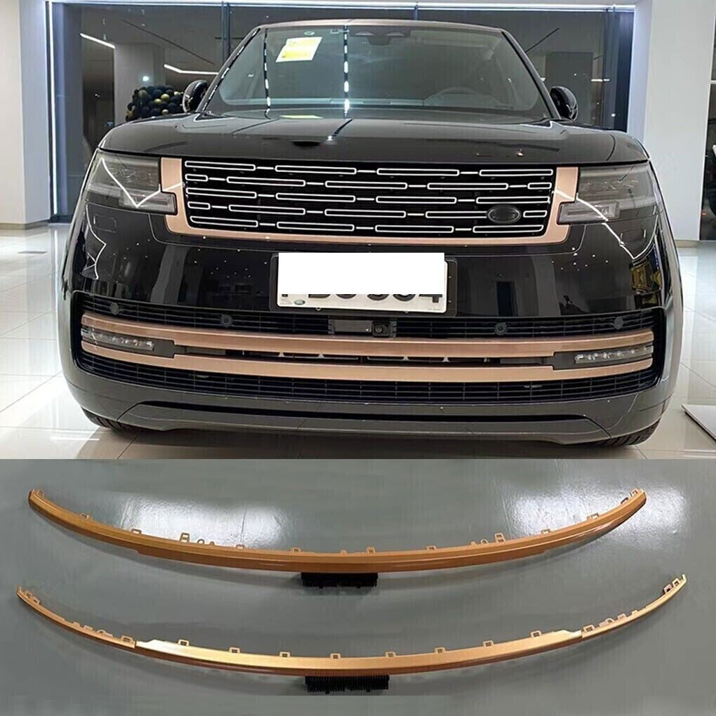 Suitable for 2023 and 2024 for Range Rover : Gold and Black Front Grille, Fenders, and Rear Trim Body Kit