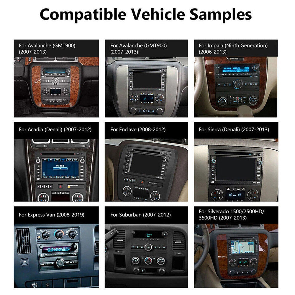 for GMC Yukon 2007-2014 Android Auto Carplay Car Stereo Radio GPS Navi FM Screen