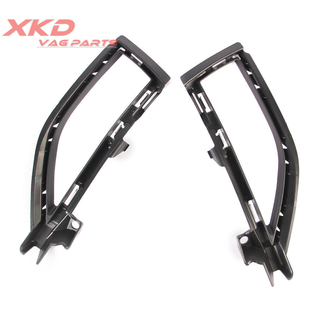 2 Fog Light Lamp Grilles Cover Trim Set Fit for Golf 5G0853211H/212H