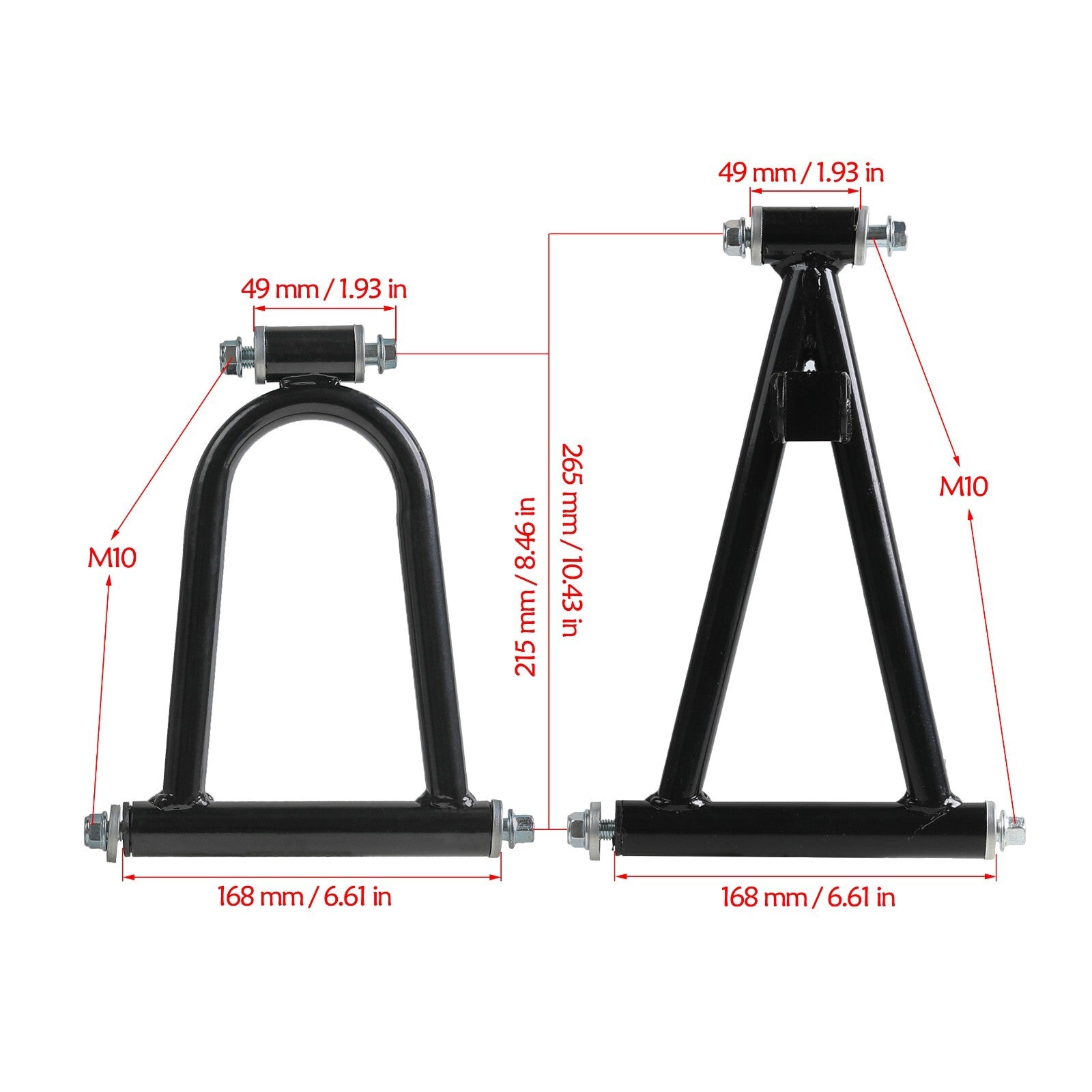 Steering strut joint main shaft hub kit shock absorber control arm suitable for all-terrain vehicles and go-karts