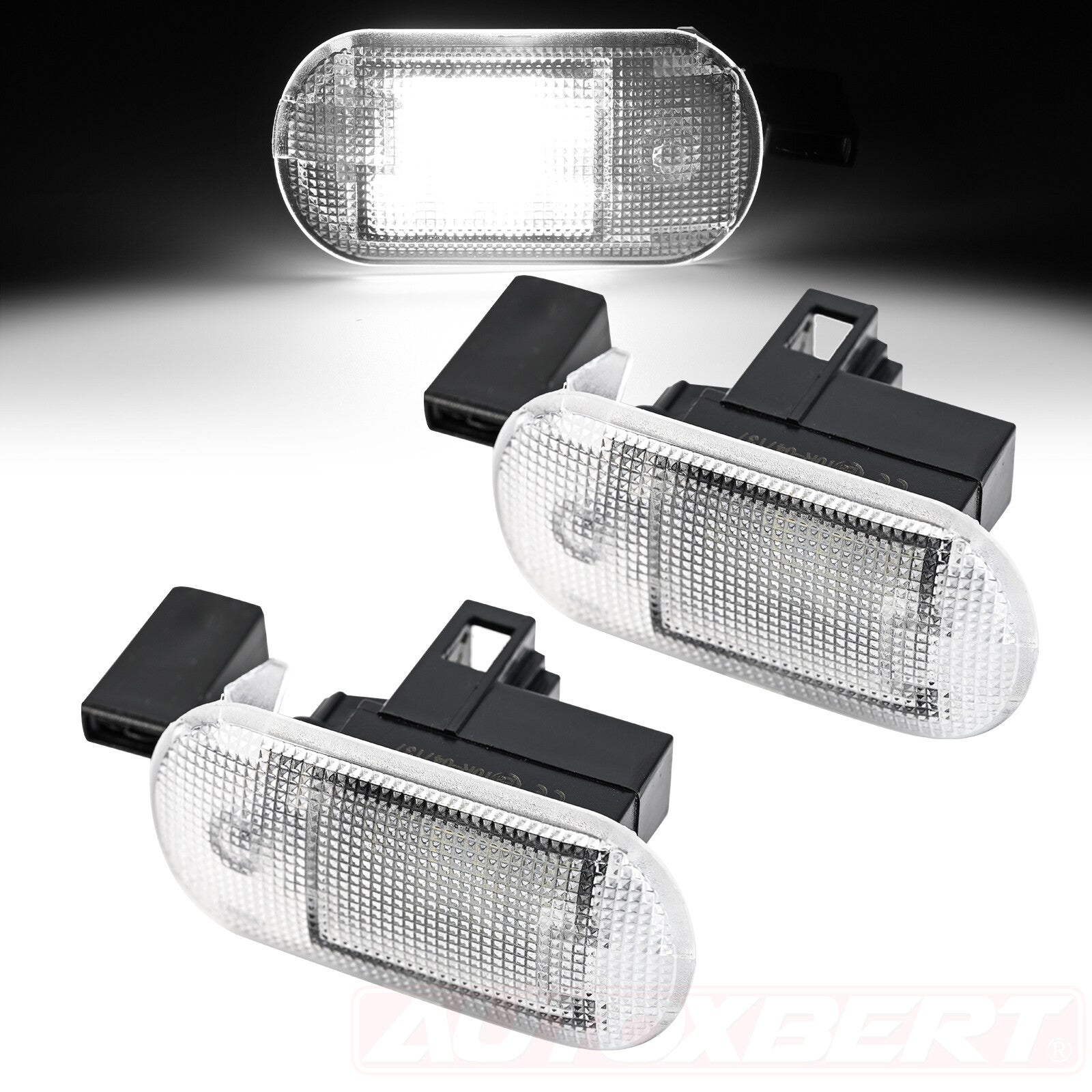 2x 18 SMD LED Glove Box Lighting for VW New Bettle / for Bora Caddy for Golf for Skoda