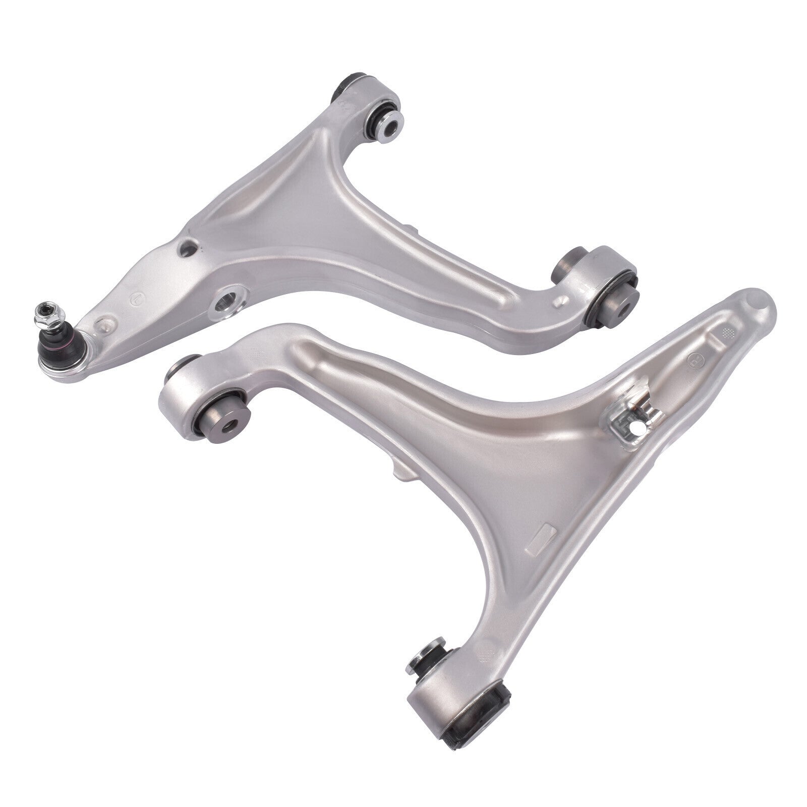Two front left lower control arms for 2017-2022 for Maserati for Levante M161 V6 V8 models.