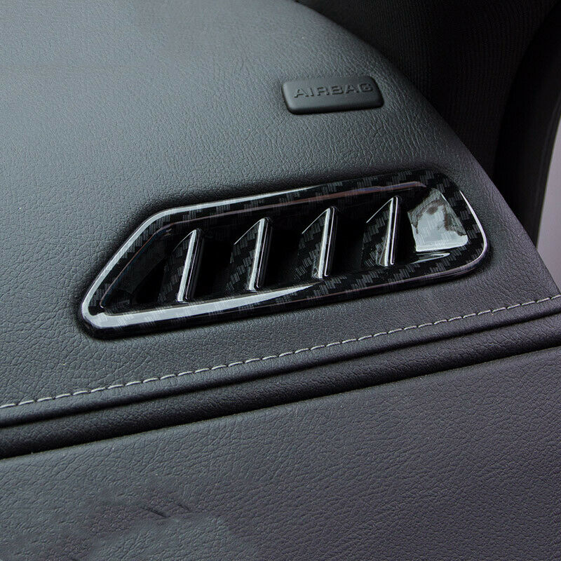 for Cadillac XT4 2018-20 Carbon Fiber Car Instrument Upper Air Vent Outlet Cover