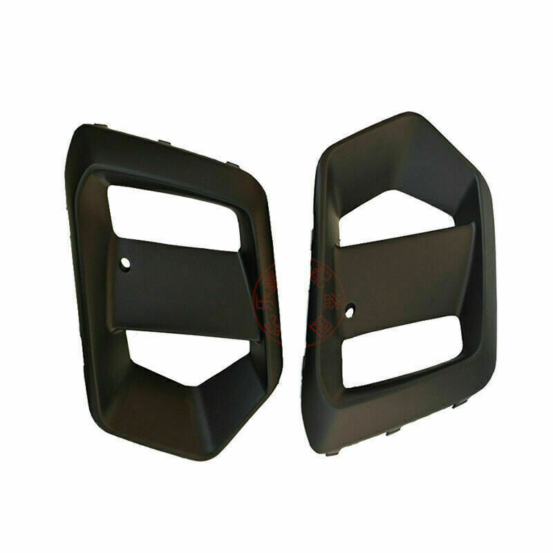 Replace Black Front Fog Lamp Light Frame Left+Right for Ford Focus RS 2016-2018