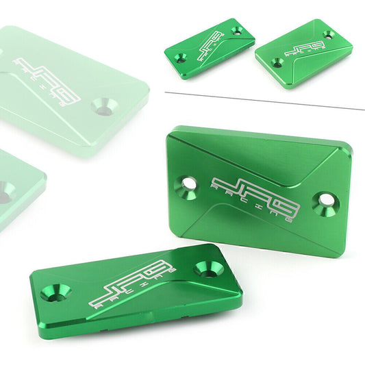 Fit for Kawasaki KLX125 150S KLX250 300 Front Rear Brake Reservoir Fluid Covers Caps