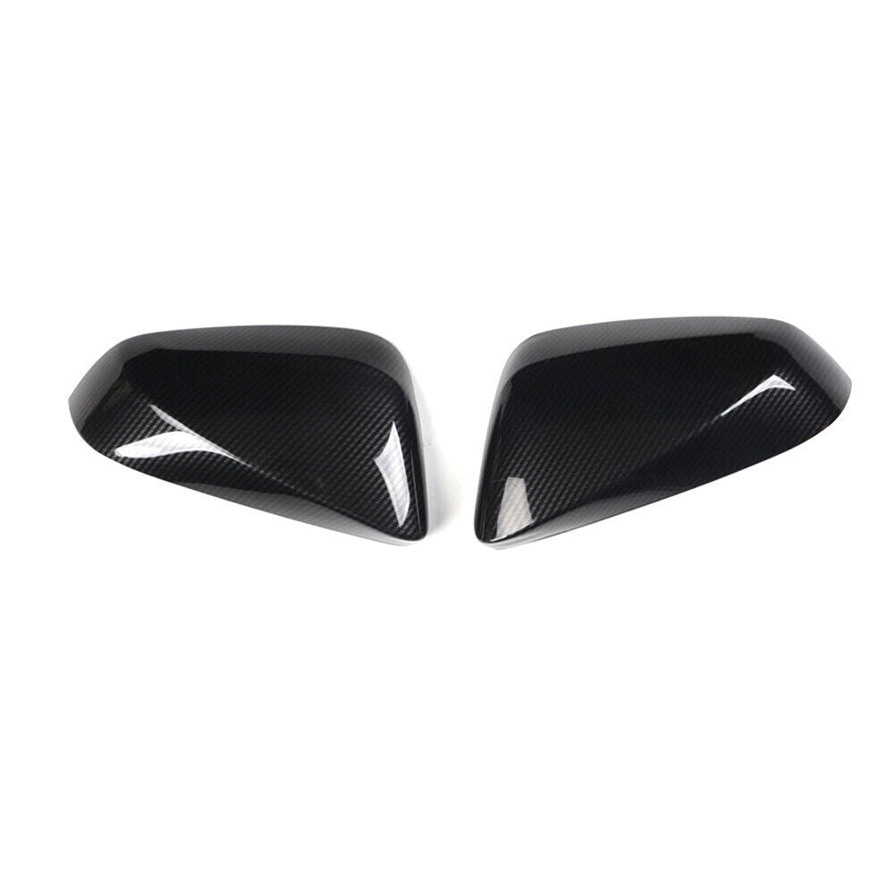 Rear View Side Door Mirror Cover Fit for Lexus NX 2015-2020 Black Carbon Fiber