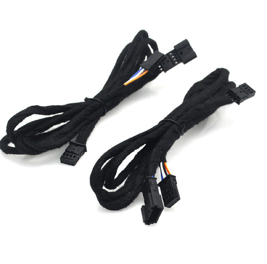 Retrofit Rear footwell light Y-adapter splitter cable for BMW F30 F32 F34 F10 M3