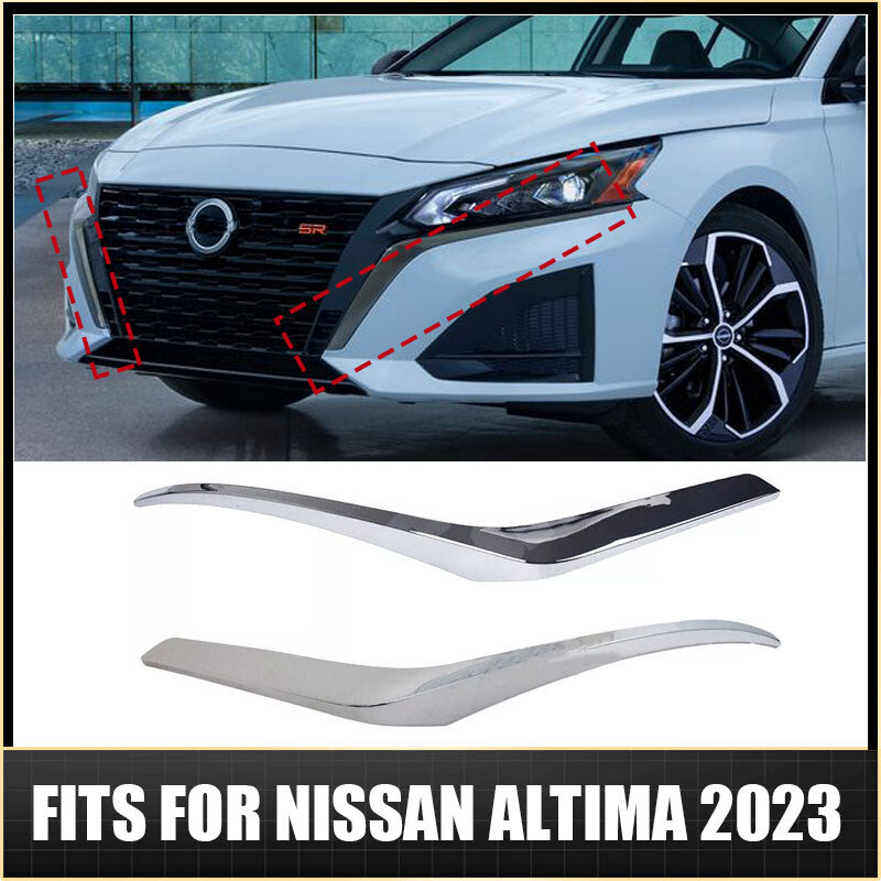 Left  Right Chrome Grille Trim Set For 2023 for Nissan Altima 620759HF0A 620749HF0A