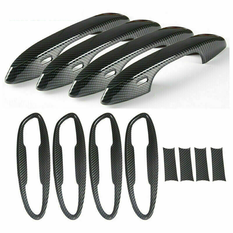 12P for Lexus ES350 300h 2019-2022 Carbon Fiber Door handleDoor Bowl Trim Cover