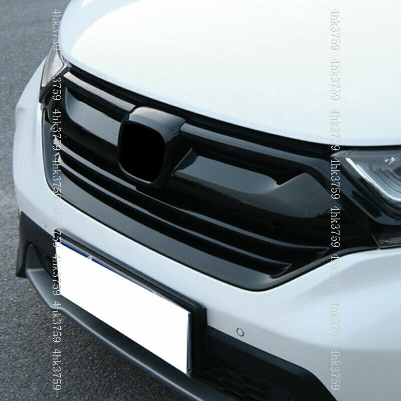 for Honda CR-V 2017-2019 Front Hood Grille Grilles Moulding Cover Trim Black