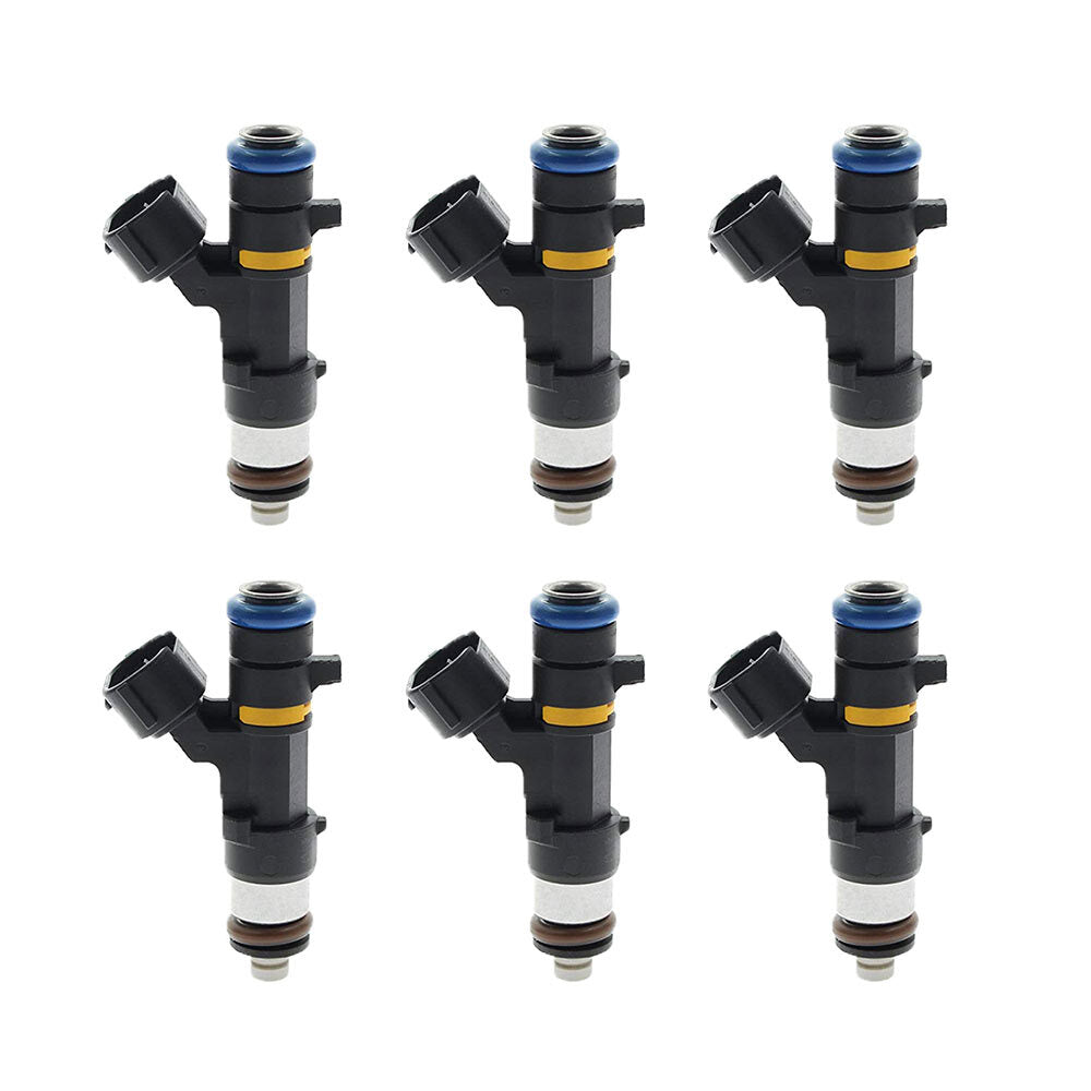 Set of 6 Fuel Injectors 0280158042 for Nissan Murano 350Z for Infiniti G35 FX35 M35