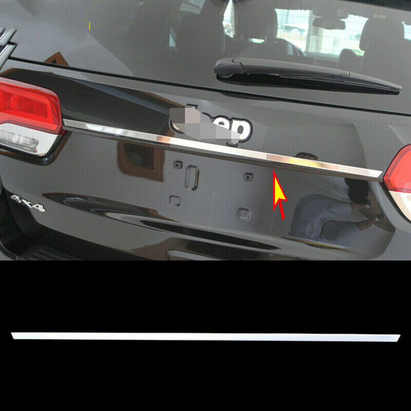 for Jeep Grand Cherokee 2014-2020 Chrome Rear Door Tailgate Molding Strip Cover